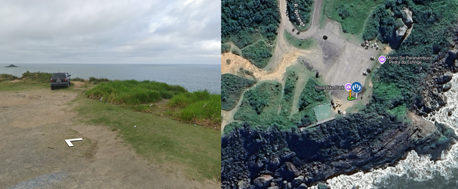 Morro do parananbuco ( morro da caixa d´água) - Itanhaém