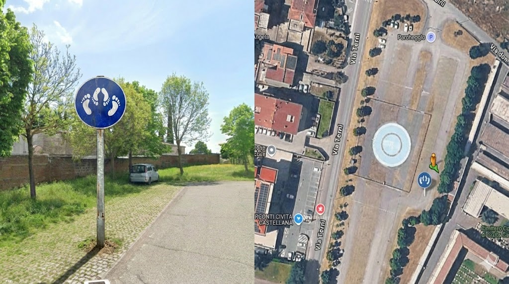 Parcheggio cimitero - Civita Castellana